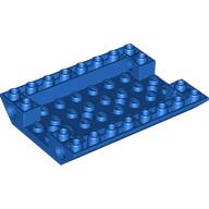 Lego Brick Sloped Inverted 45° 6 x 8 Double with Pin Holes on Sides / Blue