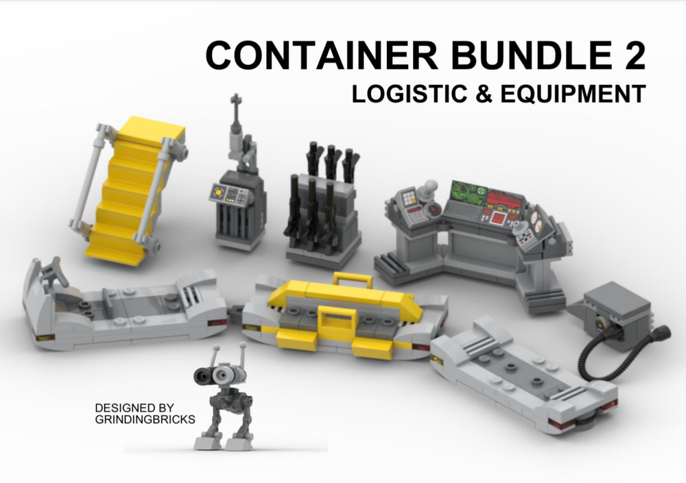 Lego Container Bundle 2 Logistic & Equipment
