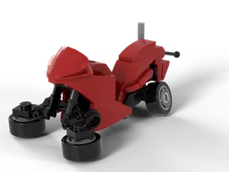 Red Space Speeder Bike