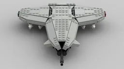 Futuristic Autonomous Fighter Drone