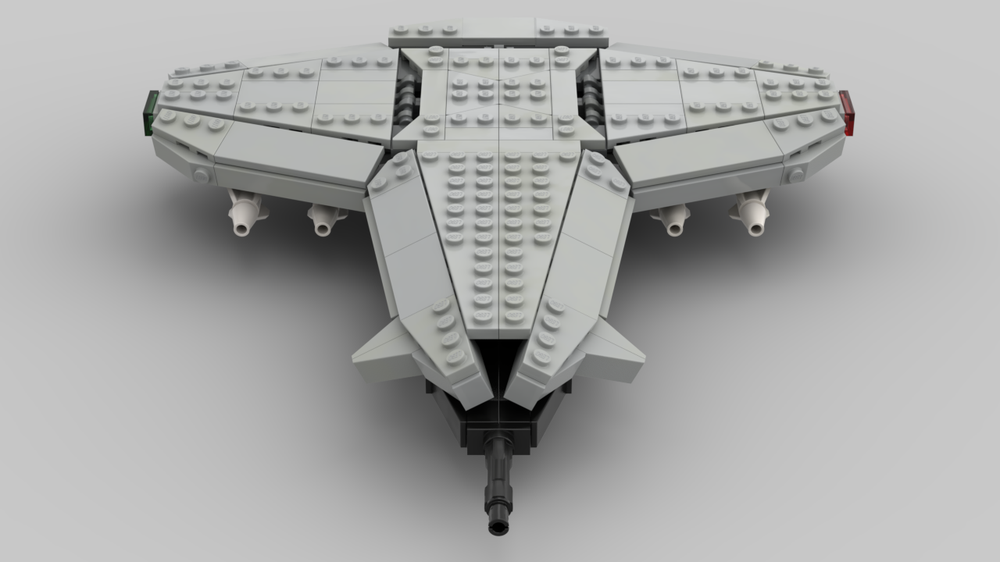 Lego Futuristic Autonomous Fighter Drone
