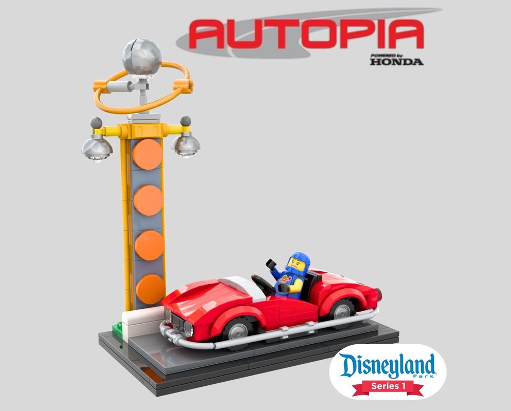 Lego Autopia inspired building instructions, Collectible attractions Series 1