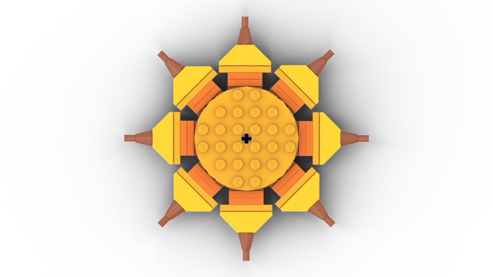 Lego Christmas Tree Star Ornament