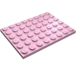 Plate 6 x 8 / Bright Pink