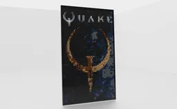 Quake 1 Logo Mosaic Portrait