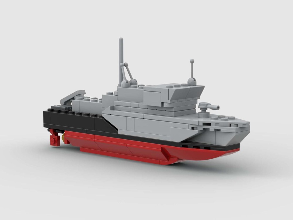 Lego Minenjagdboot Grömitz - M1064 - Mine Hunting Vessel - German Navy - Class 332