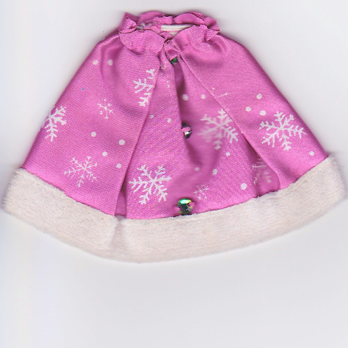 Lego Belville, Skirt, Long With Ice & Snow Print and 3 Jewels / Medium Dark Pink