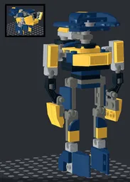 Monster transformer from LEGO Marvel set 76202: Wolverine Mech armor