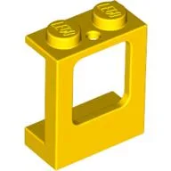 Window 1 x 2 x 2 Plane, Solid Studs / Yellow