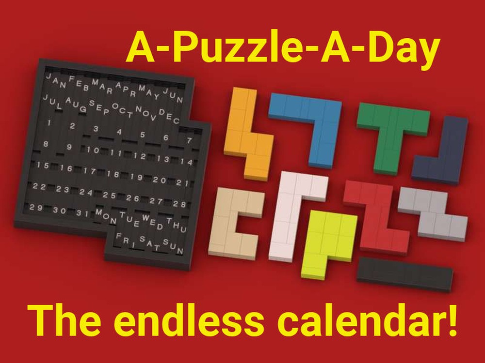 Lego A-Puzzle-A-Day - The endless calendar / Ein Rätsel pro Tag - Der endlose Jahreskalender