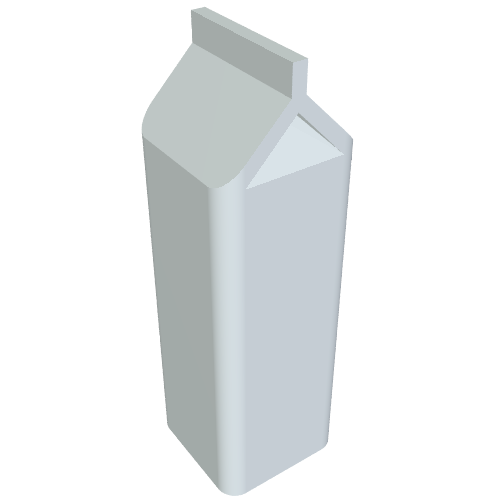 Lego Belville / Scala, Food, Milk Carton / Light Violet