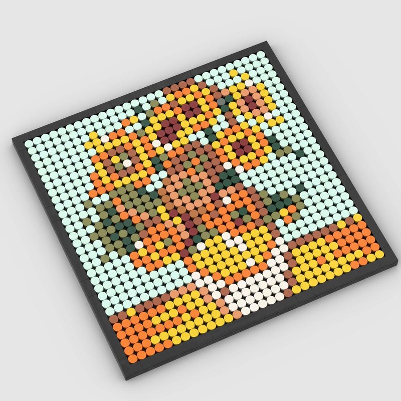 Lego MOSAIC-004-Sunflowers