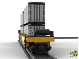 Double-Stack Rail Transport Wagon