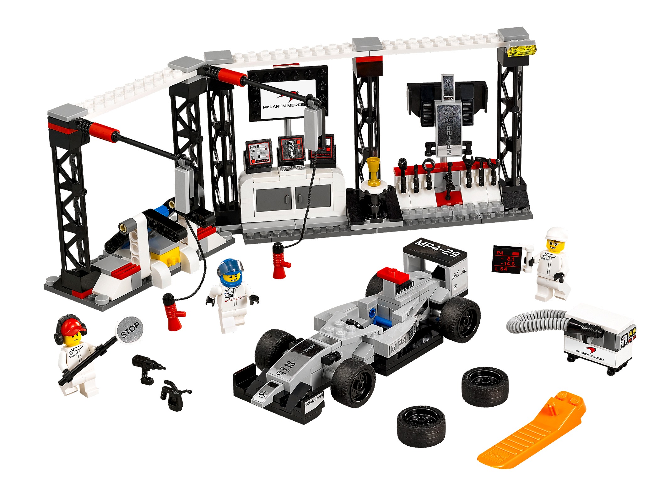 Lego McLaren Mercedes Pit Stop