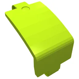 Technic Panel Curved and Bent 6 x 3 / Lime