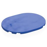 Lego Tile Round 6 x 8, Oval / Blue