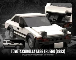 TOYOTA COROLLA AE86 TRUENO (1983) - SPEED CHAMPIONS