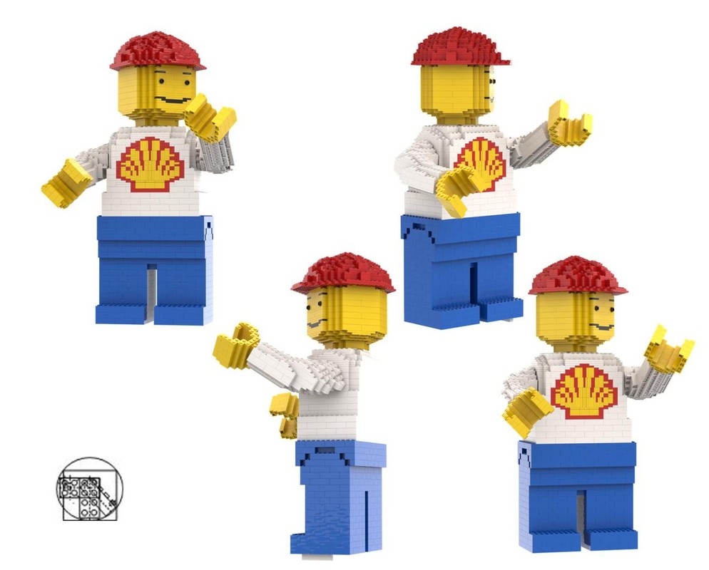 Lego Maxi Figure Gas Station man