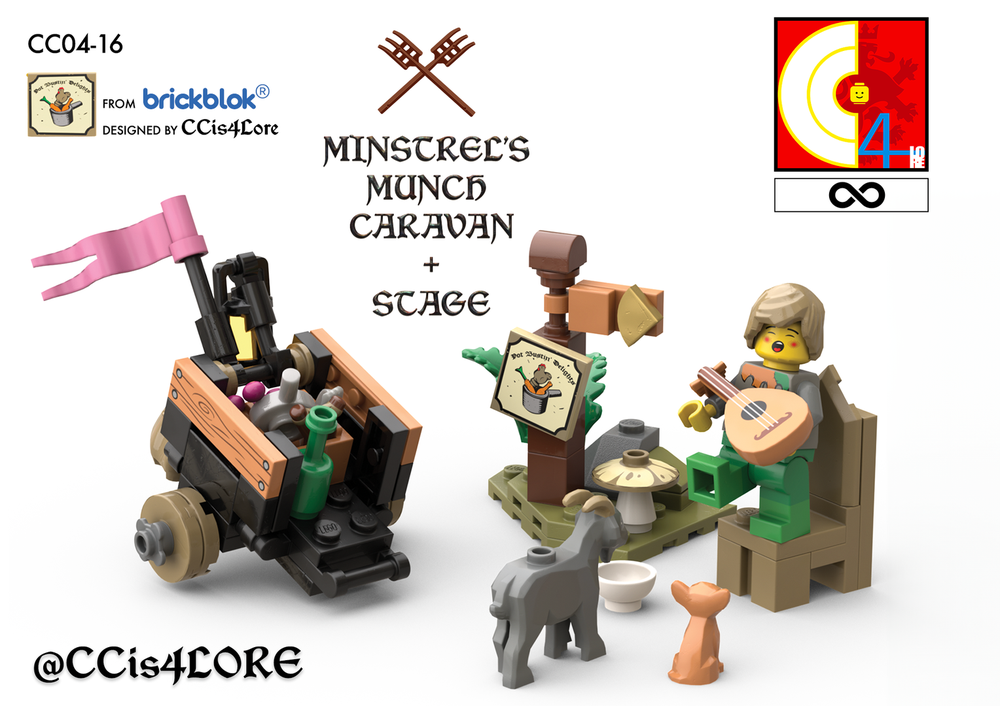 Lego Minstrel’s Munch Caravan