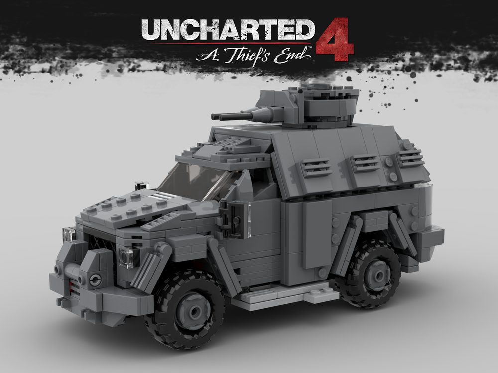 Lego Uncharted 4 | Turret Truck
