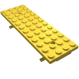 Vehicle Base 4 x 12 x 1 2/3 / Yellow