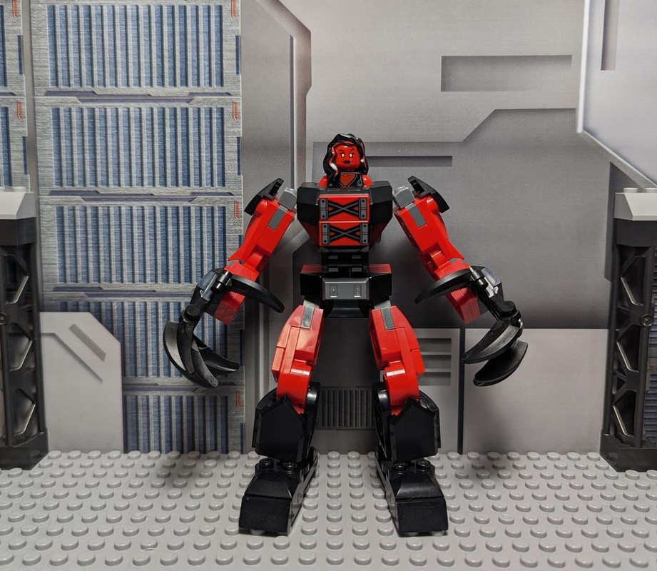Lego Red She-Hulk Mech Armor