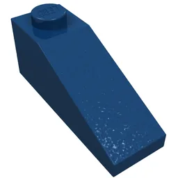 Brick Sloped 33° 3 x 1 / Dark Blue