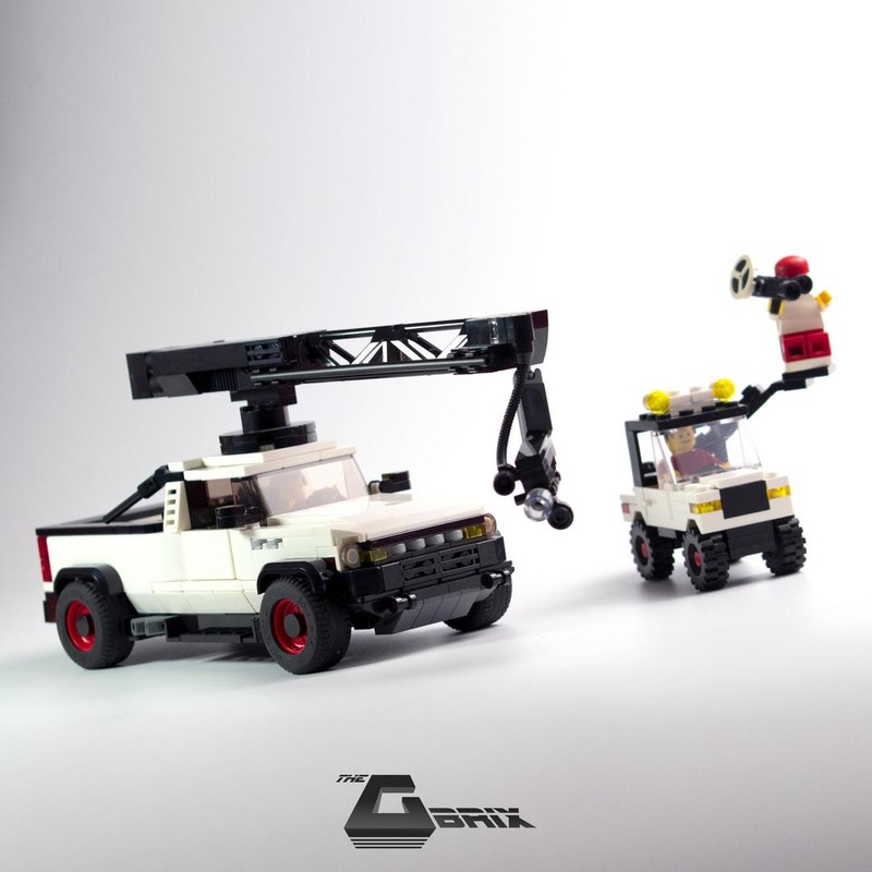 Lego 6659 TV Camera Crew Speed Champions size remake