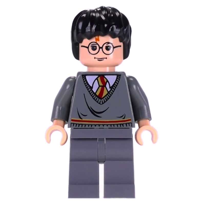 Lego Harry Potter, Gryffindor Sweater, Low Arms on Glasses