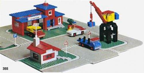 Lego Town Center Set with Roadways