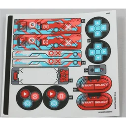 Sticker Sheet for Set 71489-1 / [No Color/Any Color]