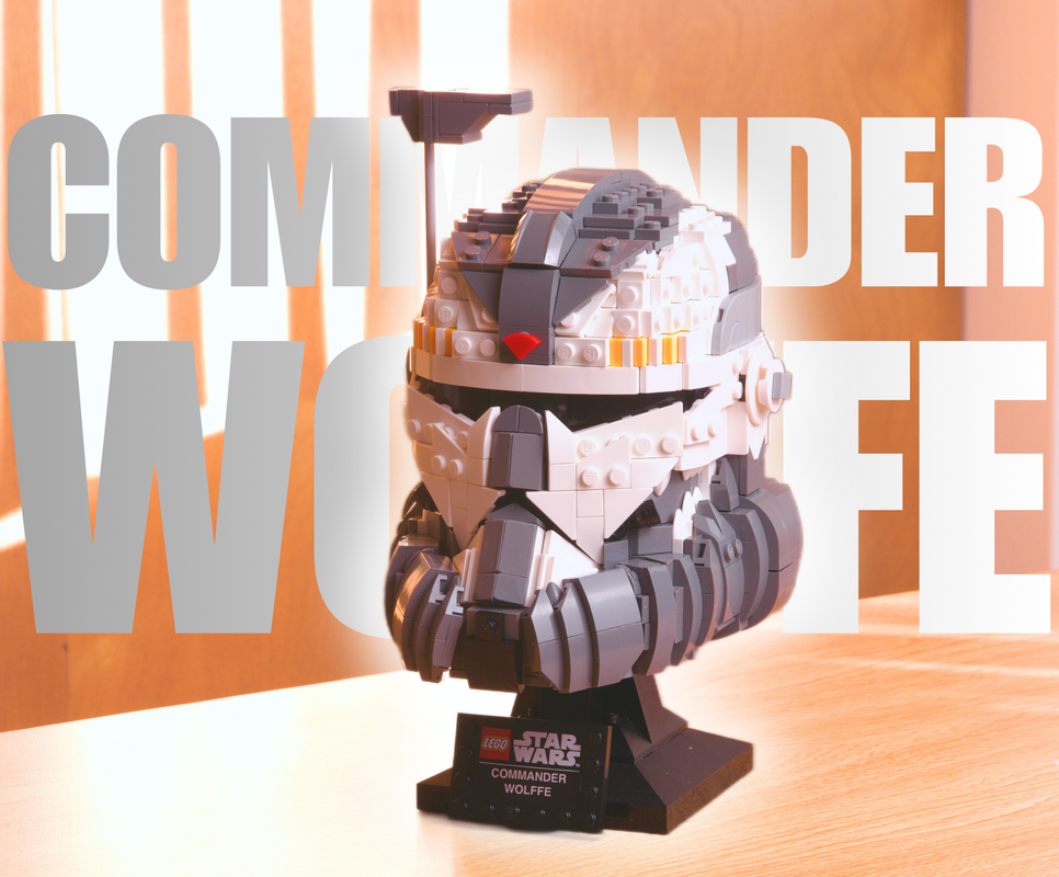 Lego Commander Wolffe Helmet