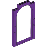 Lego Door Frame Arched 1 x 8 x 12 / Purple
