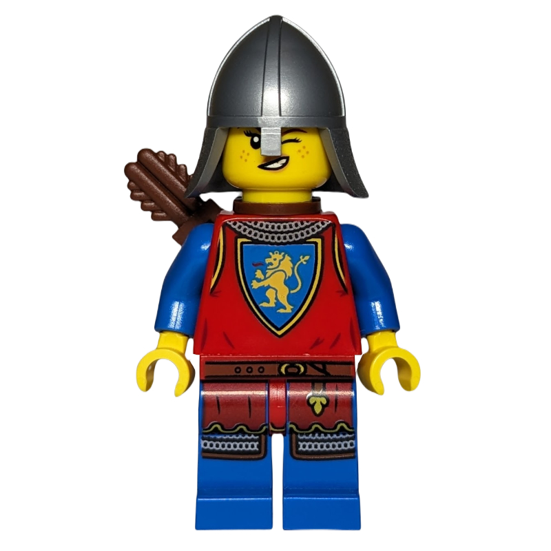 Lego Knight, Archer, Woman, Quiver
