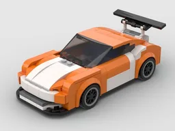Porsche 911 GT (Orange) 8-Wide MOD