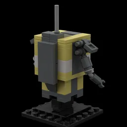 CL4P-TP (Claptrap) Brickheadz (Borderlands)