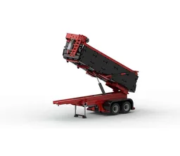 Red&Black Dump Trailer