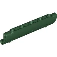 Technic Panel Curved 11 x 3 with 2 Pin Holes through Panel Surface / Dark Green