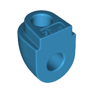 Lego Shoulder Mechanical, Nexo Bot - Soft Plastic / Dark Azure