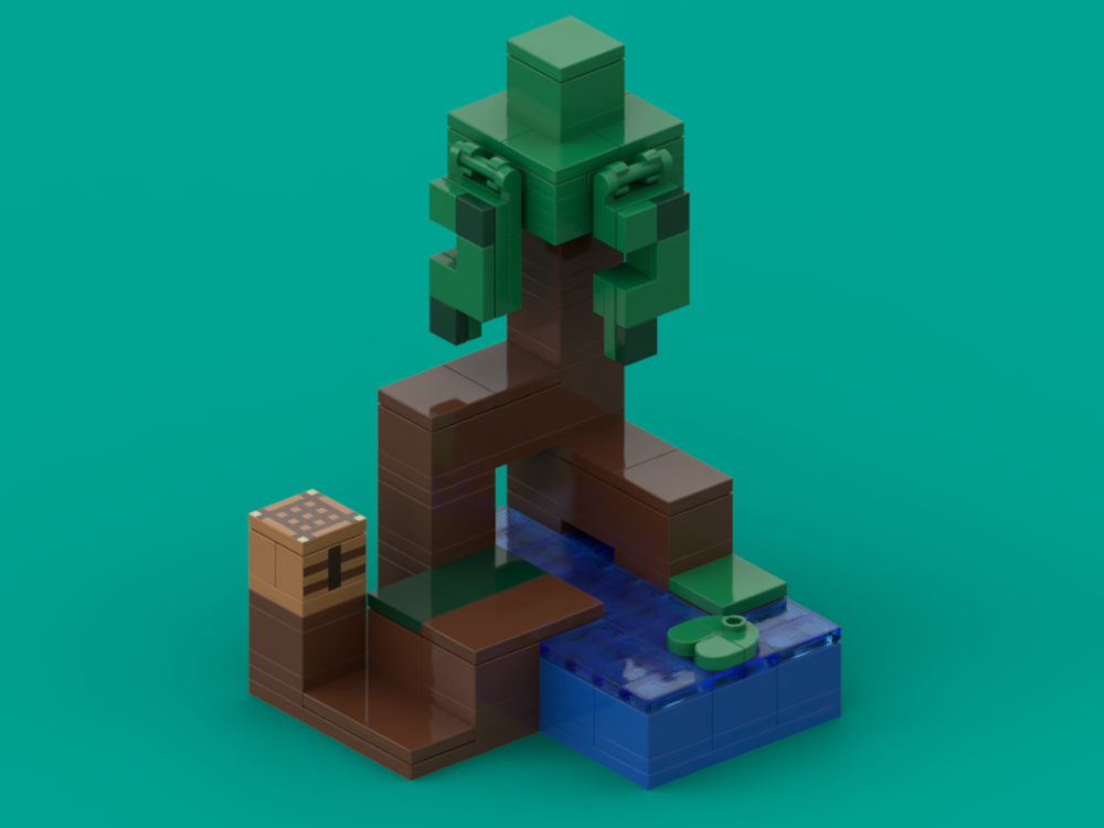 Lego Block Accurate - The Swamp Adventure 21240 Transformation