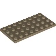 Plate 4 x 8 / Dark Tan