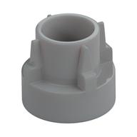 Lego Technic Driving Ring Extension, 4 Ridges / Light Bluish Gray