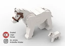 Scaled Lego Horse