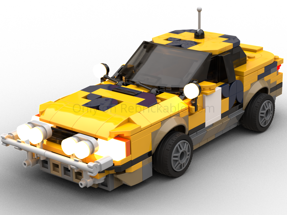 Lego Subaru Legacy'92-SAFARI Rally / Per Eklund's Legacy 4WD TURBO/'AFRICAN CAMEL' (LiTE series, Legacy class)