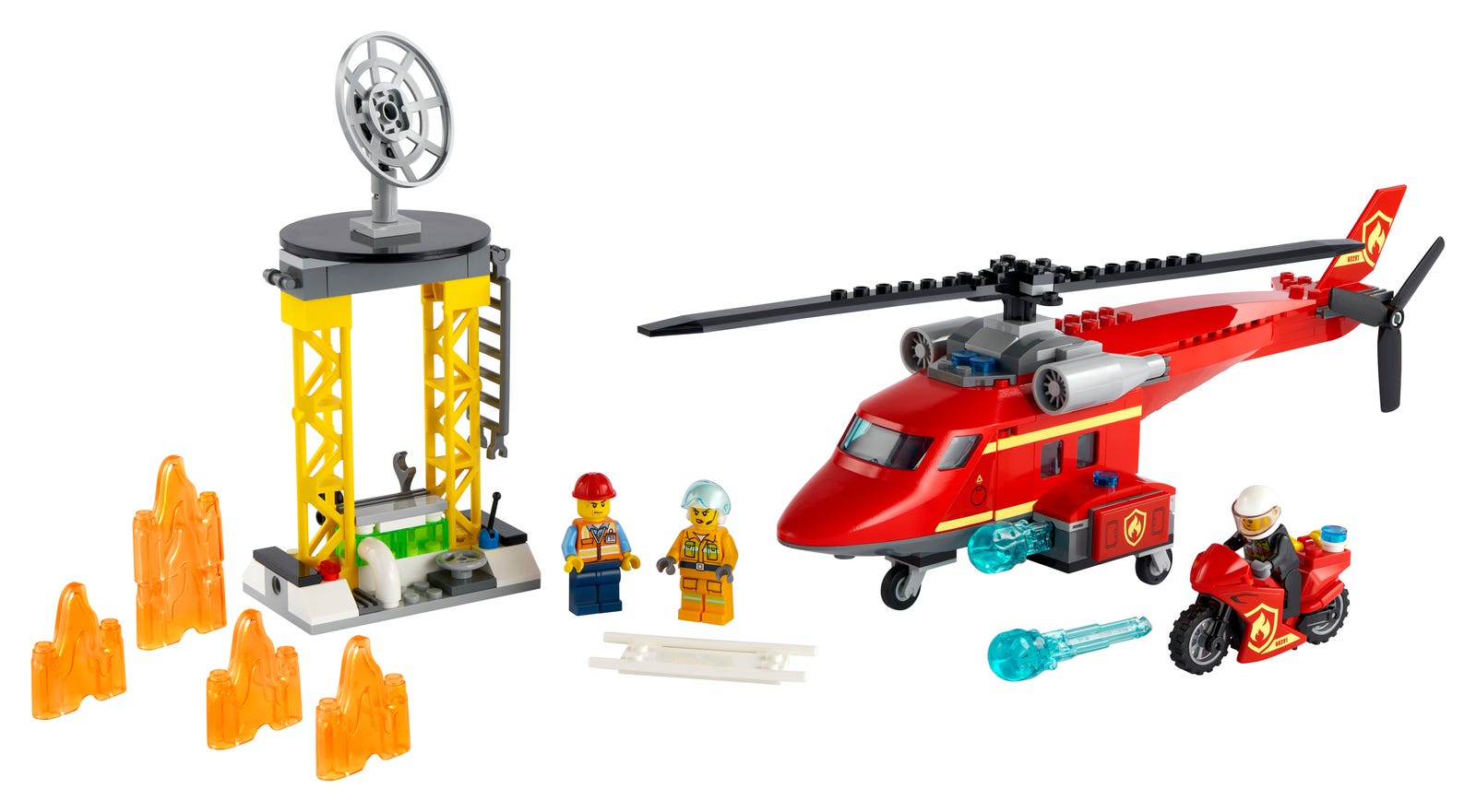 Lego Fire Rescue Helicopter