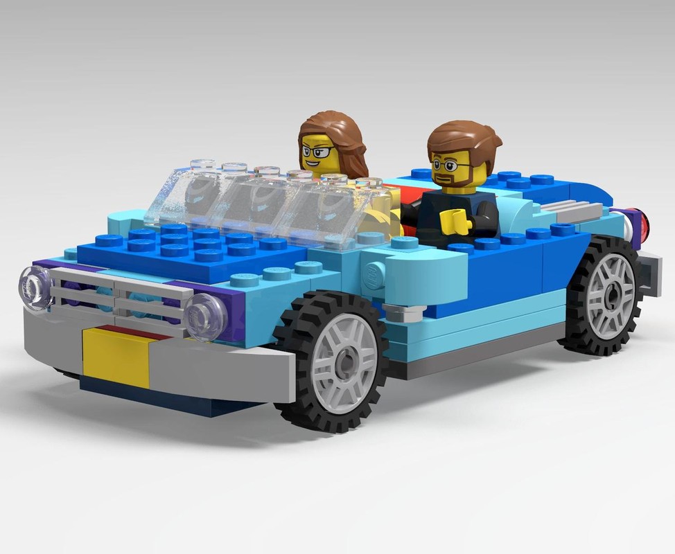 Lego 10696 Blue Roadster