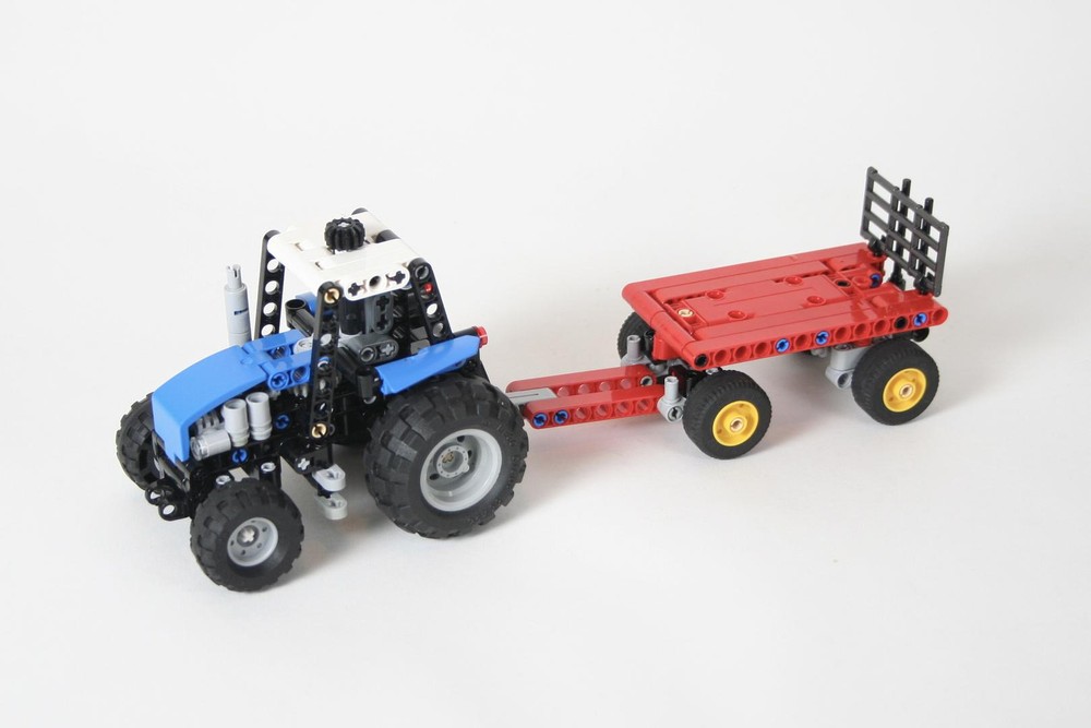 Lego Hay Wagon and Tedder