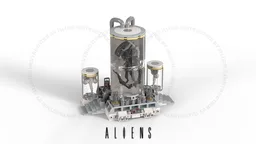Micro ALIENS Concept ART Series : Laboratory of Weyland Corp. PART II