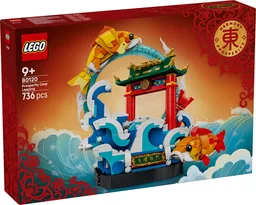 Prosperity Carp Leaping