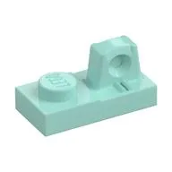 Hinge Plate 1 x 2 Locking with 1 Finger On Top / Aqua